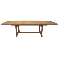 Royal Teak Teak Gala 64-84-96" Double Leaf Expansion Table - GALA64
