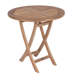 Royal Teak Teak Sailor 30" Round Folding Table - SFR30