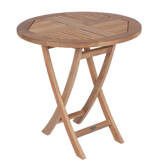 Royal Teak Teak Sailor 30" Round Folding Table - SFR30