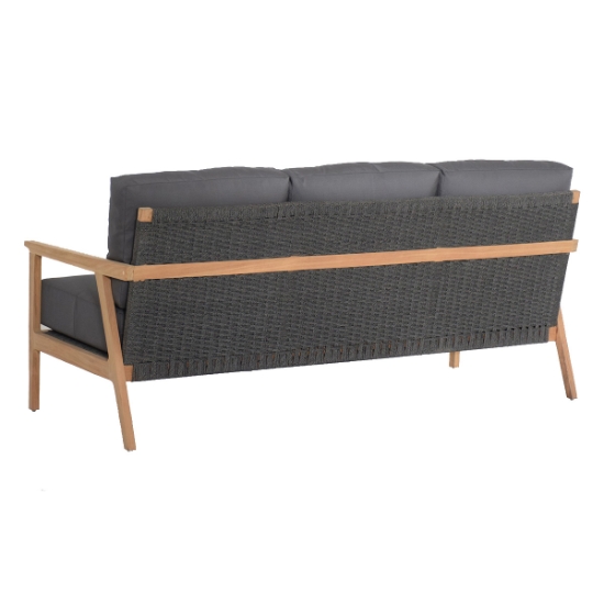 Ventura Sofa with Teak and Rope back
