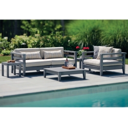 Seaside Casual Cambridge Loveseat and Lounge Chair Set - SC-CAMBRIDGE-SET1