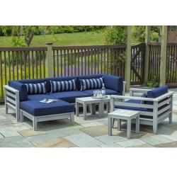 Seaside Casual Cambridge HDPE Modular Sectional - SC-CAMBRIDGE-SET2