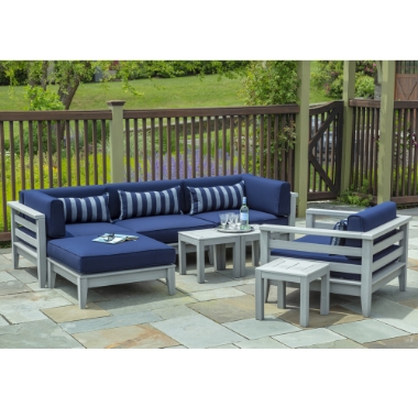 Seaside Casual Cambridge HDPE Modular Sectional - SC-CAMBRIDGE-SET2