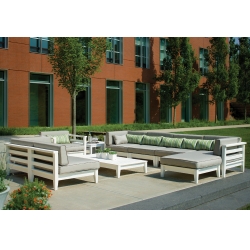 Seaside Casual Cambridge Modular HDPE Patio Set - SC-CAMBRIDGE-SET5