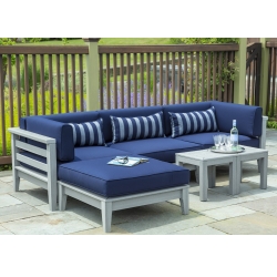 Seaside Casual Cambridge Sectional - SC-CAMBRIDGE-SET7