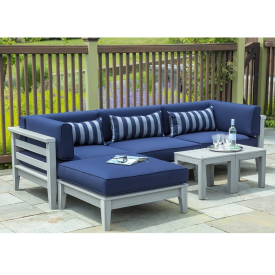 Cambridge Armless Sectional set 7