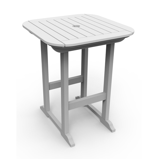 Seaside Casual Portsmouth 30" Square Balcony Table