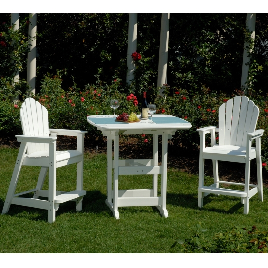 Seaside Casual Classic Adirondack Bar Set for 2 - SC-CLASSIC-SET13