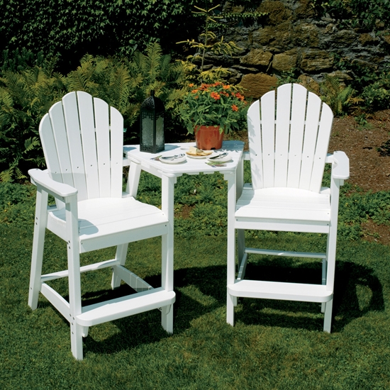 Classic Adirondack Bar Chair Tete-A-Tete Set