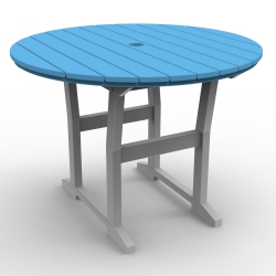 Seaside Casual Coastline Cafe 40" Round Dining Table - SC323