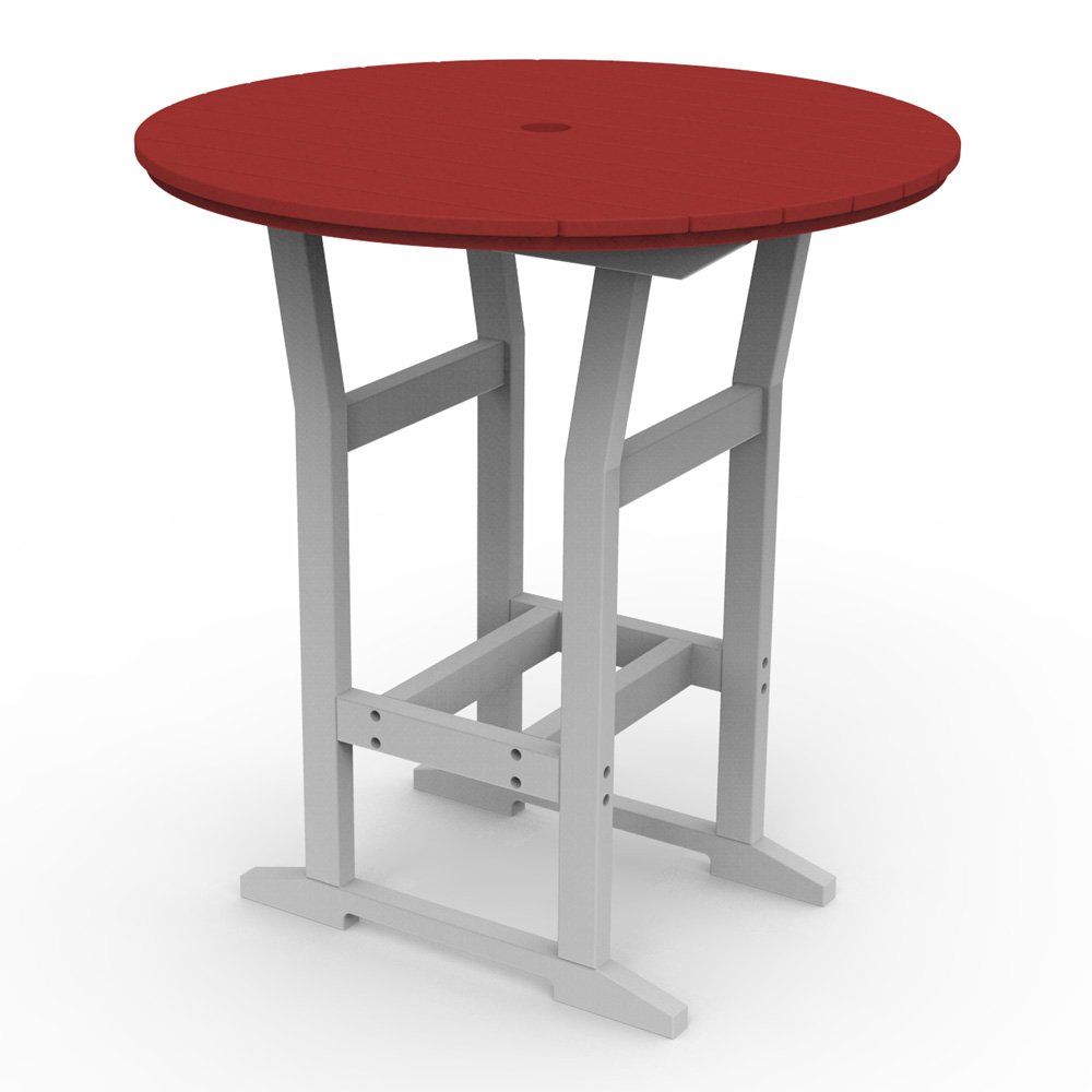 Seaside Casual Coastline Cafe 40" Round Bar Table - SC329