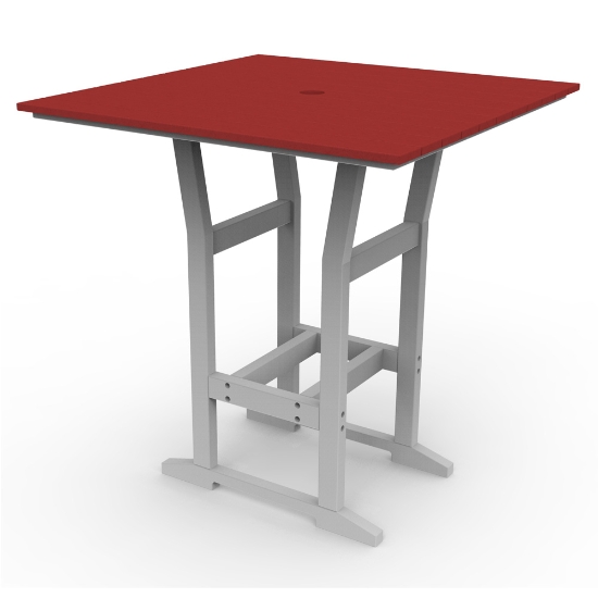 Seaside Casual Coastline Cafe Square Bar Table