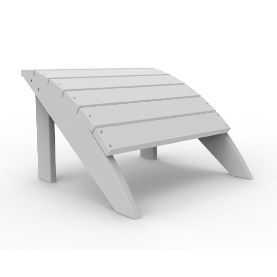 Seaside Casual Coastline Harbor View Footstool