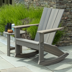 Seaside Casual Coastline Monterey Adirondack Rocker and Side Table Set - SC-COASTLINE-SET15