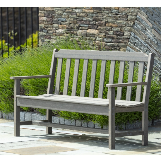 grey Newport 48" Bench