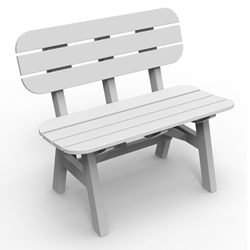 Seaside Casual Portsmouth 36" Bench - SC044