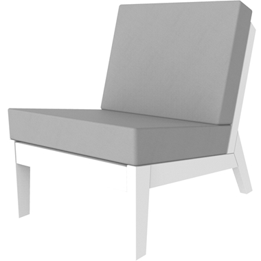 Seaside Casual Dex Modular Armless Lounge Chair - SC140