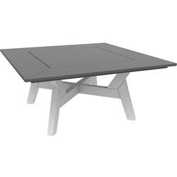 Seaside Casual Dex 36" Square Chat Table - SC147