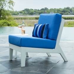 Seaside Casual Dex Armless Chair and Side Table Set - SC-DEX-SET10