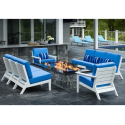 Seaside Casual Dex HDPE Patio Set - SC-DEX-SET3