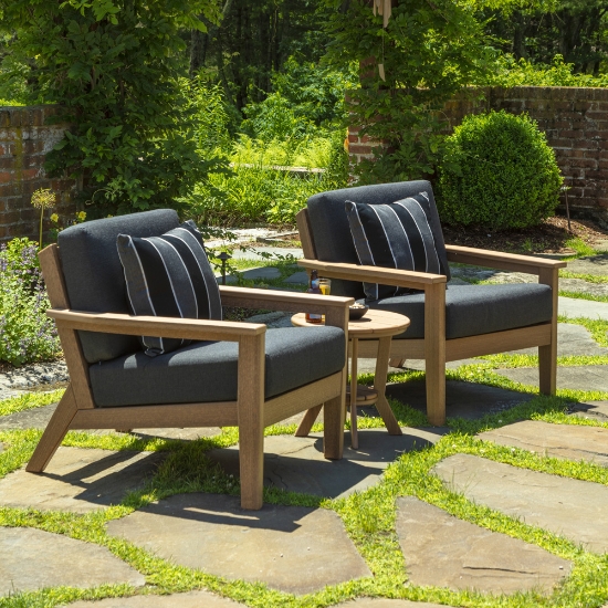 Seaside Casual Dex Lounge Chair and Side Table Set - SC-DEX-SET7