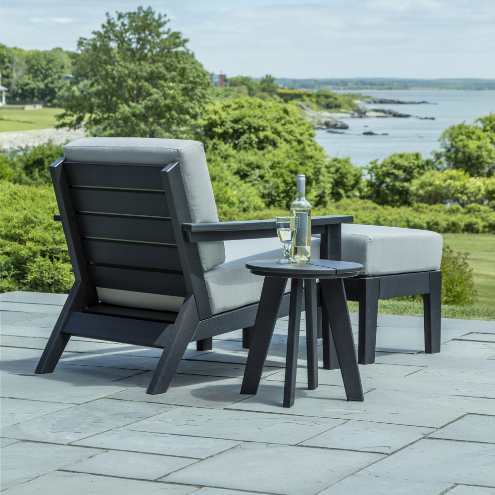 Seaside Casual Dex Lounge Chair and Ottoman Patio Set - SC-DEX-SET8