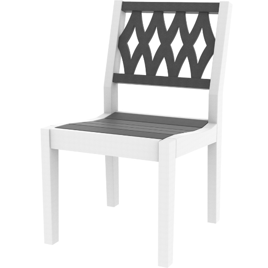 Seaside Casual Greenwich Diamond Dining Side Chair - SC601D
