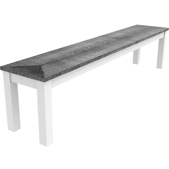 Seaside Casual Greenwich 80" Woven Dining Bench