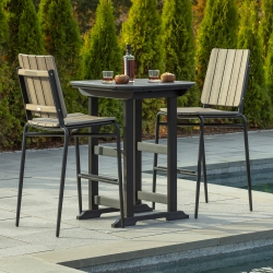 Seaside Casual HIP Outdoor Bar Set for 2 - SC-HIP-SET13