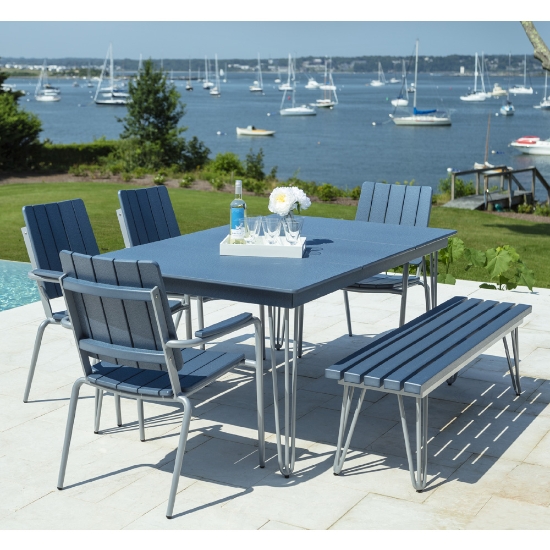 HIP Patio Dining Set with Bench