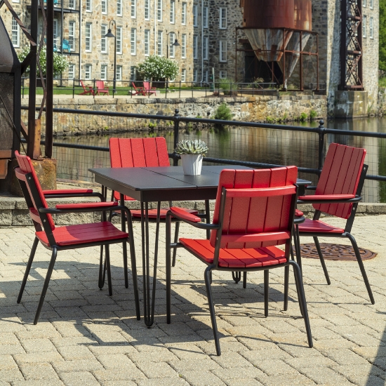 HIP Modern Square Patio Set for 4