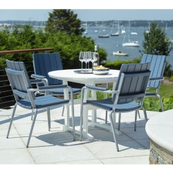 Seaside Casual HIP Round Dining Set for 4 - SC-HIP-SET6