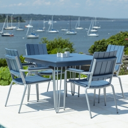 Seaside Casual HIP Square Outdoor Dining Set - SC-HIP-SET9