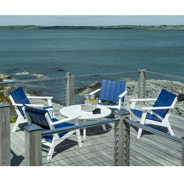 Seaside Casual Mad Chat Chair Patio Set - SC-MAD-SET15