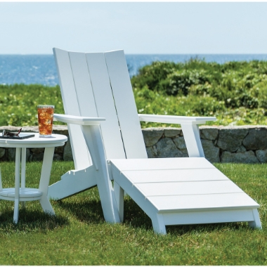 Seaside Casual Mad Adirondack with Ottoman Set - SC-MAD-SET21