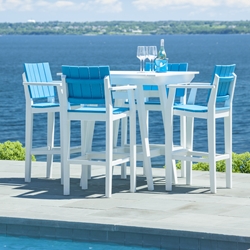 Seaside Casual Mad Patio Bar Set for 4 - SC-MAD-SET6