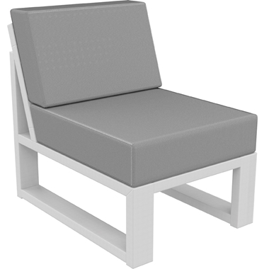 Seaside Casual Mia Armless Sectional Chair - 706