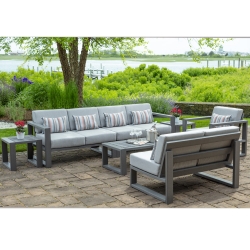 Seaside Casual Mia HDPE Outdoor Seating Set - SC-MIA-SET5