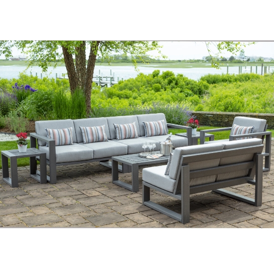 Seaside Casual Mia HDPE Outdoor Seating Set - SC-MIA-SET5