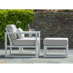 Seaside Casual Mia Lounge Chair and Ottoman Set - SC-MIA-SET6