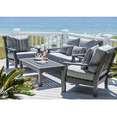 Seaside Casual Nantucket HDPE Outdoor Furniture Set - SC-NANTUCKET-SET4