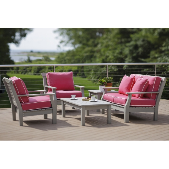 Seaside Casual Nantucket Patio Set for 4 - SC-NANTUCKET-SET5