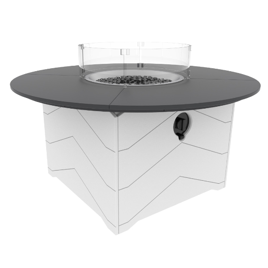 Seaside Casual Aura Fire Table