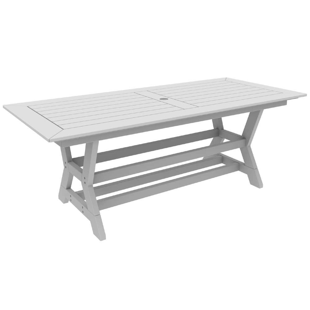 Seaside Casual SYM Rectangle Dining Table - 80" x 36" - SC224