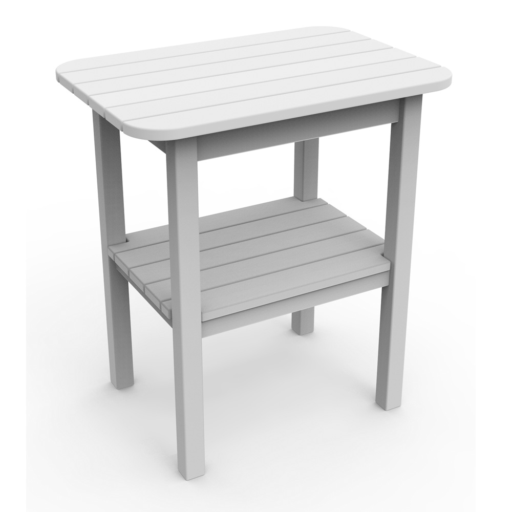 Seaside Casual Westerly 24" x 17" Balcony End Table - SC027