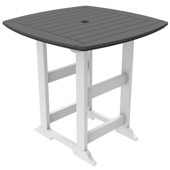Portsmouth bar table grey top