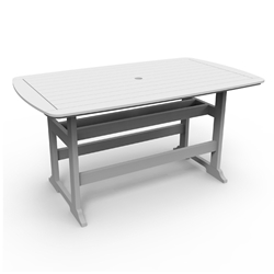 Seaside Casual Portsmouth 72" x 42" Balcony Table - SC083