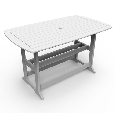 Seaside Casual Portsmouth 72" x 42" Bar Table - SC086
