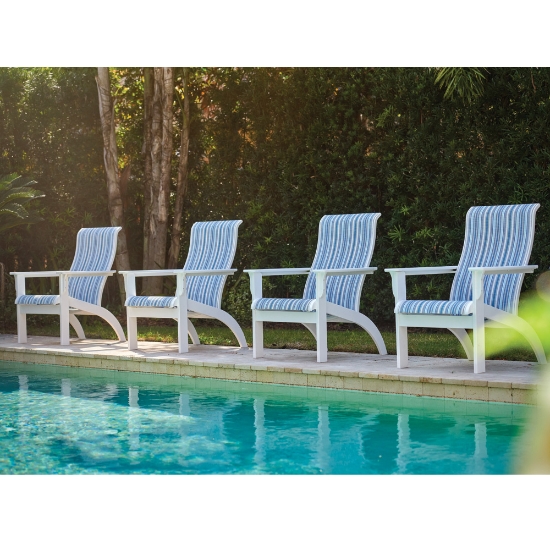 Telescope Casual Set of 4 Adirondack Sling Chairs - TC-ADIRONDACK-SET4