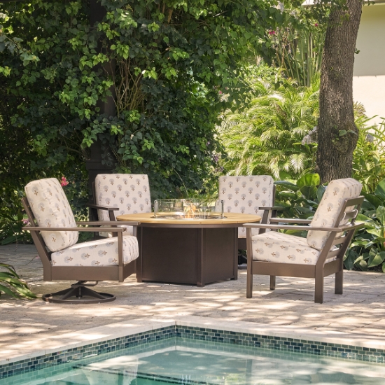 Telescope Casual Antero MGP Cushion Lounge Chair Patio Set - TC-ANTERO-SET3